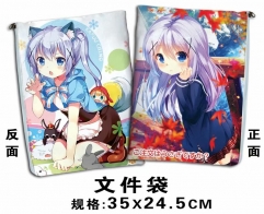 608 Cosplay Cartoon For Student Office File Holder Anime File Pocket