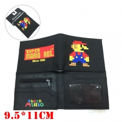 Super Mario Bro Game PU Leather Wallet