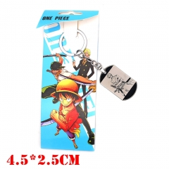 One Piece Anime Alloy Keychain