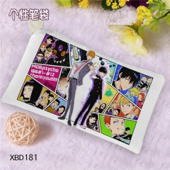 Mob Psycho 100 Cosplay Cartoon Canvas For Student Anime Pencil Bag