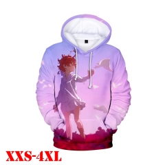 The Promised Neverland Anime 3D Print Casual Hooded Hoodie