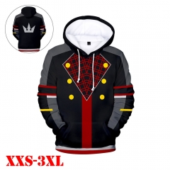 kingdom hearts Cospaly 3D Digital Print Casual Unisex Cool Design For Adult Hooded Hoodie