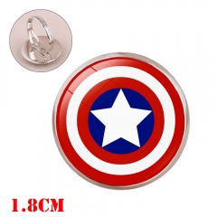 Marvel Comics Captain America Movie Time Gem Alloy Ring