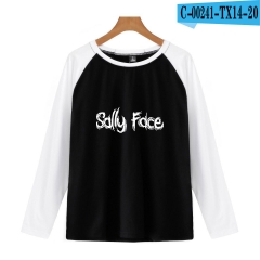 3 Colors Sally Face Game Cosplay Casual Unisex Cool Design For Adult Anime Long T shirt