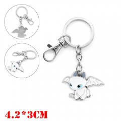 How to Train Your Dragon Movie Pendants Key Ring Anime Alloy Keychain