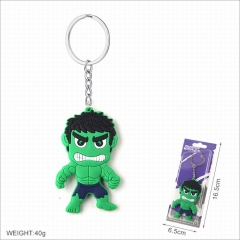 The Hulk Movie Cosplay Two Sides Soft Plastic PVC Keychain