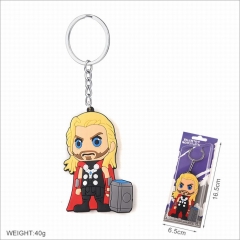 The Thor Movie Cosplay Two Sides Soft Plastic PVC Keychain