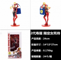 Lady Deadpool Model Toys Wholesale Anime PVC Figure Statue 23cm