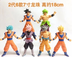 Dragon Ball Z 2 Generation Cosplay Collection Model Toys Statue Anime PVC Figure (6pcs/set)