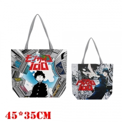 Mob Psycho 100 Anime Zipper Canvas Shopping Bag