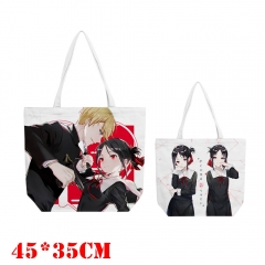 Kaguya-sama: Love Is War Anime Zipper Canvas Shopping Bag