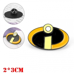 The Incredibles Movie Alloy Badge Pin