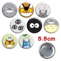 Totoro Cartoon Brooch Kawaii Fancy Pin 8pcs/set