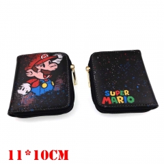 Super Mario Bros. Game PU Leather Wallet