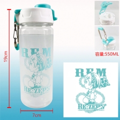 Re: Zero Kara Hajimeru Isekai Seikatsu Cartoon Anime Portable Sport Cup with Buckle Water Bottle