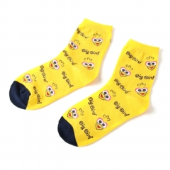 Sesame Street Anime Cotton Socks