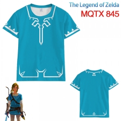 The Legend of Zelda: Breath of the Wild Game 3D Print Casual Short Sleeve T Shirt
