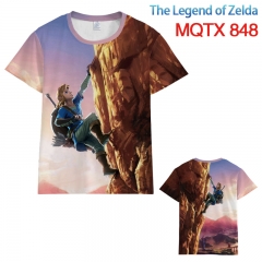 The Legend of Zelda: Breath of the Wild Game 3D Print Casual Short Sleeve T Shirt
