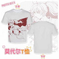 DORORO Anime 3D Print Casual Short Sleeve T Shirt