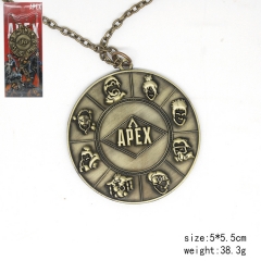 Apex Legends Game Character Metal Copper Necklace