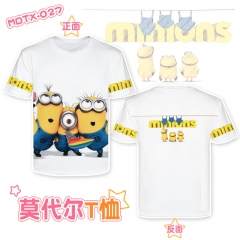 Despicable Me 2 Movie 3D Print Casual Short Sleeve T Shirt
