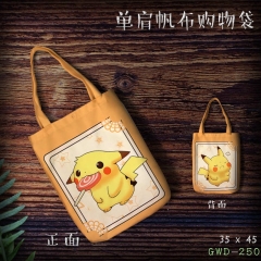 Pokemon Anime Canvas Shopping Bag