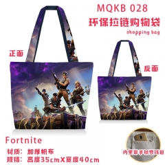 Fortnite Game Thick Canvas Shopping Bag