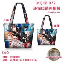 Sword Art Online Anime Thick Canvas Shopping Bag