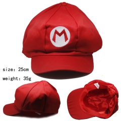 Super Mario Bro Anime Cartoon Game Red Colors Cap And Hat