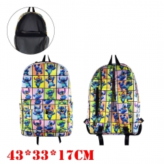 Lilo and Stitch Anime Nylon Waterproof Cloth Backpack Bag