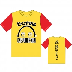 One Punch Man Anime Casual Short Sleeve T Shirt