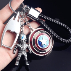The Avengers Captain America Anime Keychains