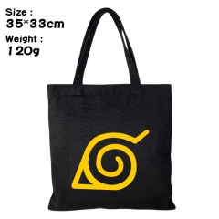 Naruto Anime Canvas Shopping Bag Women Single Shoulder Bags