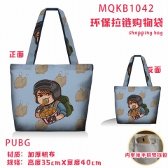 Playerunknown's Battlegrounds Game Anime Thick Canvas Shopping Bag
