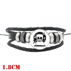 DJ Electronic Music Marshmello Time Gem Weaving Bracelet