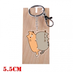 Pusheen the Cat Anime Acrylic Keychain