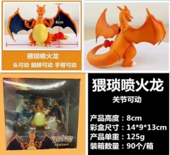 Pokemon Funny Charizard Cartoon Character Anime PVC Figure Collection Toys
