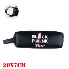 K-POP BLACKPINK PU Leather Pencil Bag
