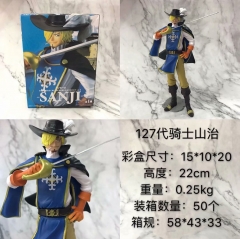 One Piece 127 Generation Sanji Cartoon Anime PVC Figure Collection Toy