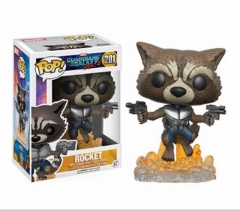 Funko POP Guardians of the Galaxy Rocket 201# Cosplay Collection Model Toy Anime Figure