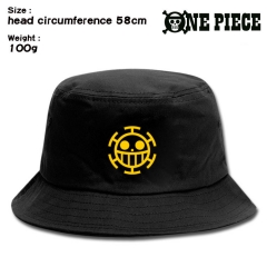 2 Styles One Piece Anime Canvas Bucket Hat Sunhat Cap