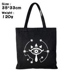 The Legend of Zelda Anime Canvas Shopping Bag Women Single Shoulder Bags
