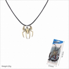 Marvel's The Avengers Spider Man Movie Cosplay Alloy Anime Necklace Pendant
