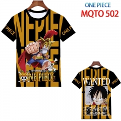 Japanese Anime One Piece Cartoon Printing Summer Short Sleeve T shirts