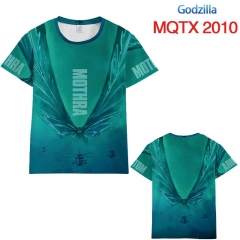 Godzilla Movie Cartoon 3D Printing Short Sleeve T shirts