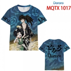 Dororo Anime Cartoon 3D Printing Short Sleeve T shirts