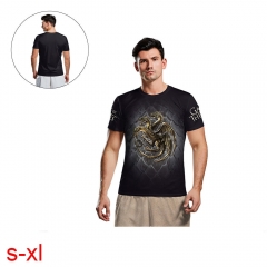 Game of Thrones Movie 3D Print Casual Short Sleeve T Shirt