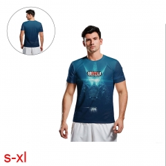 Godzilla: King of the Monsters Movie 3D Print Casual Short Sleeve T Shirt