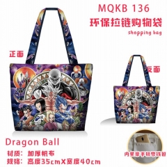 Dragon Ball Z Anime Thick Canvas Shopping Bag