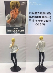 One Piece Sanji Japanese Toy Anime PVC Figure 24.5cm